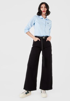 Camisa Celeste Us Polo Assn