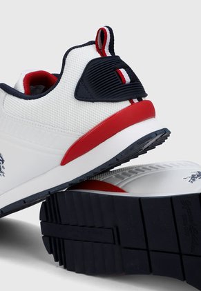 Tenis Blanco-Azul-Rojo Us Polo Assn