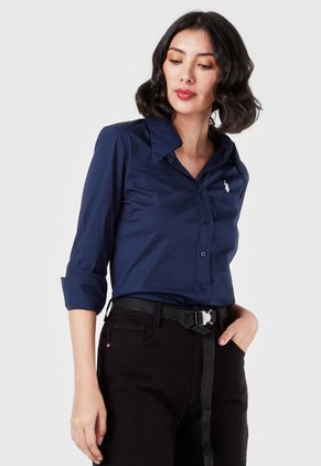 Camisa Azul Navy Us Polo Assn