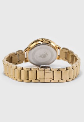 Reloj Dorado-Blanco Us Polo Assn