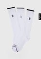 Medias X3 U.S. POLO ASSN. Blanco de US Polo Assn