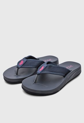 Sandalias Flip Flop U.S. POLO ASSN. Azul