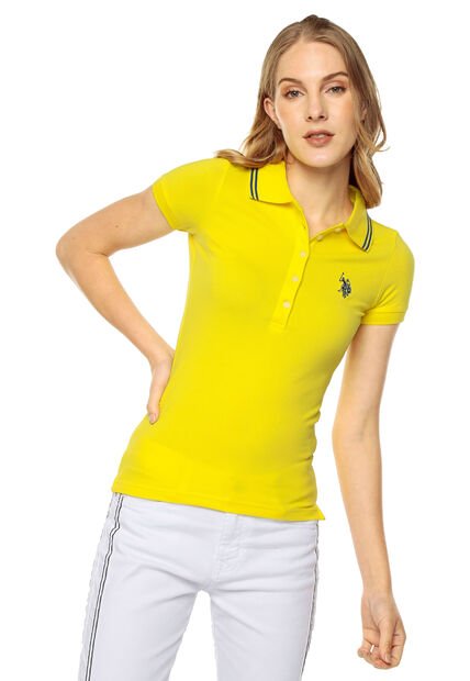 Camiseta Polo Amarillo US Polo Assn