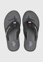 Sandalias Flip Flop U.S. POLO ASSN. Negro de US Polo Assn