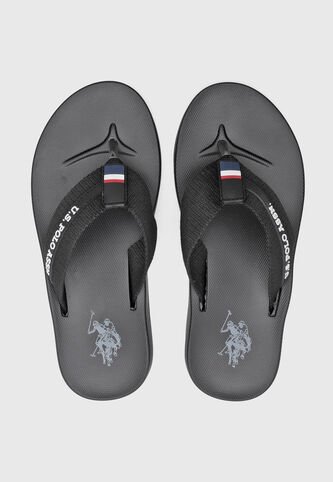 Sandalias Flip Flop U.S. POLO ASSN. Negro US Polo Assn