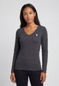 Camiseta Manga Larga U.S. POLO ASSN. Gris de US Polo Assn