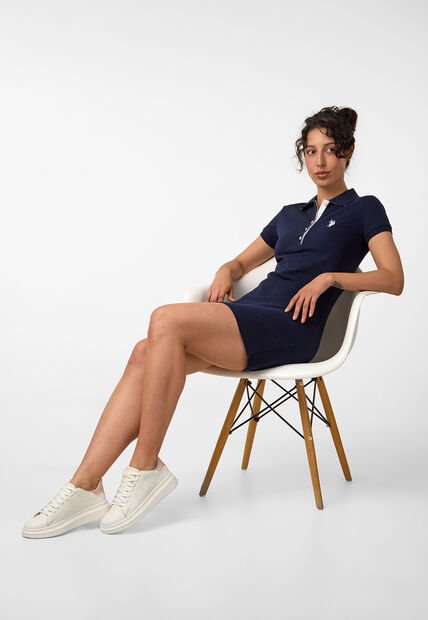 Vestido Midi U.S. POLO ASSN. Azul