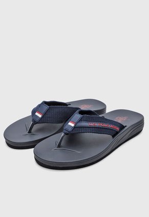 Sandalias Flip Flop U.S. POLO ASSN. Azul