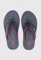 Sandalias Flip Flop U.S. POLO ASSN. Azul de US Polo Assn