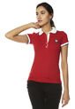 Camiseta Polo Rojo-Blanco US Polo Assn de US Polo Assn
