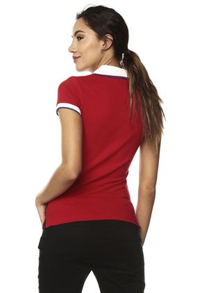 Camiseta Polo Rojo-Blanco US Polo Assn