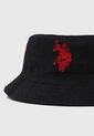 Gorro Negro-Rojo Us Polo Assn de US Polo Assn