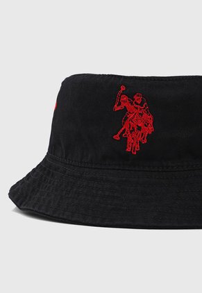 Gorro Negro-Rojo Us Polo Assn