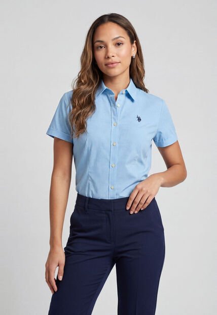 Camisa U.S. POLO ASSN. Celeste
