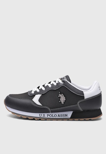 Tenis Lifestyle Negro-Blanco Us Polo Assn