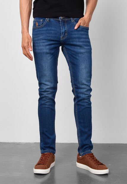 Jean U.S. POLO ASSN. 901 Slim Fit  Índigo Medio