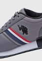 Tenis U.S. POLO ASSN. Gris de US Polo Assn