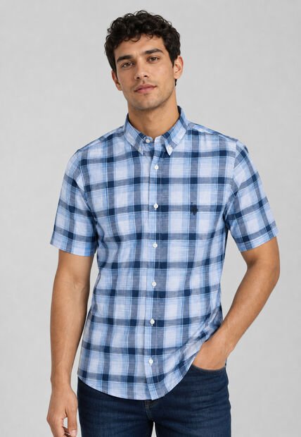 Camisa U.S. POLO ASSN. Azul