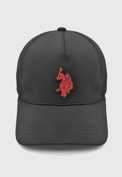 Gorra Negro-Rojo Us Polo Assn