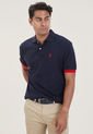 Polo Azul Navy-Rojo Us Polo Assn de US Polo Assn