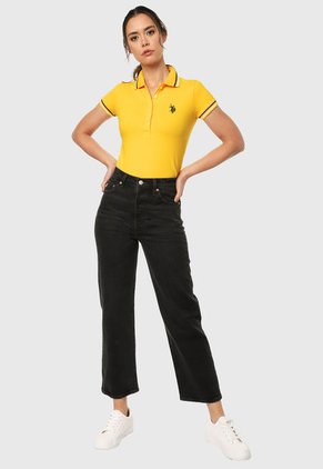 Polo Amarillo-Azul-Blanco US Polo Assn