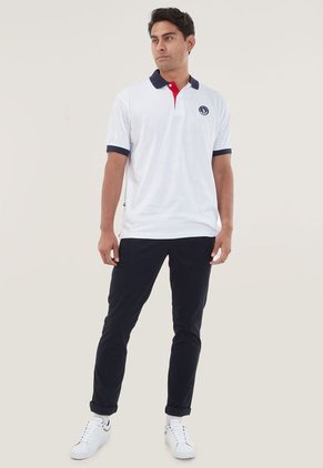 Polo Blanco-Azul-Rojo Us Polo Assn