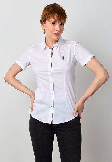 Camisa U.S. POLO ASSN. Blanco