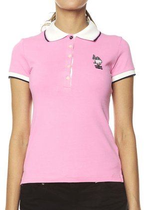 Camiseta Polo Rosa-Blanco US Polo Assn