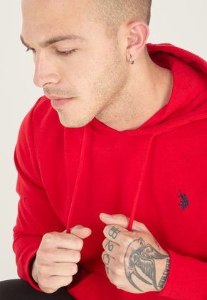 Hoodie Rojo Us Polo Assn