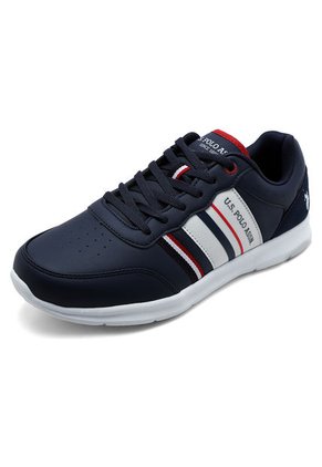 Tenis Azul Navy-Blanco-Rojo Us Polo Assn