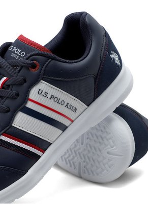 Tenis Azul Navy-Blanco-Rojo Us Polo Assn