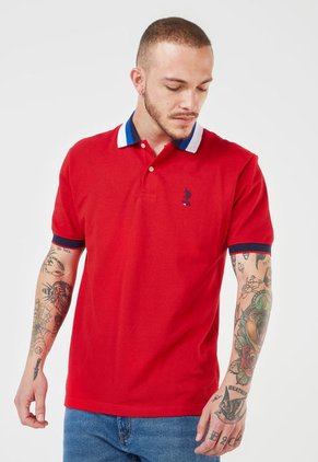 Polo Rojo-Blanco-Azul Us Polo Assn