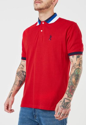 Polo Rojo-Blanco-Azul Us Polo Assn