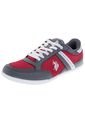 Tenis Lifestyle Gris-Rojo-Blanco US Polo Assn de US Polo Assn