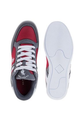 Tenis Lifestyle Gris-Rojo-Blanco US Polo Assn