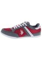Tenis Lifestyle Gris-Rojo-Blanco US Polo Assn de US Polo Assn