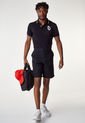 Camiseta Polo Negro-Blanco-Rojo Us Polo Assn de US Polo Assn