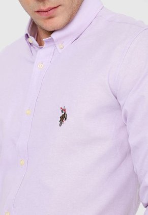 Camisa Lila Us Polo Assn