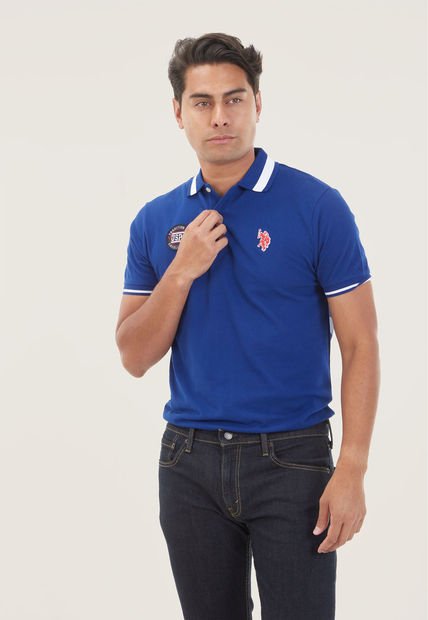 Polo Azul-Blanco Us Polo Assn