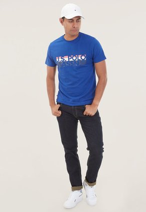 Camiseta Azul-Blanco-Rojo Us Polo Assn