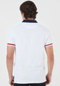 Camiseta Polo Blanco-Azul Us Polo Assn de US Polo Assn