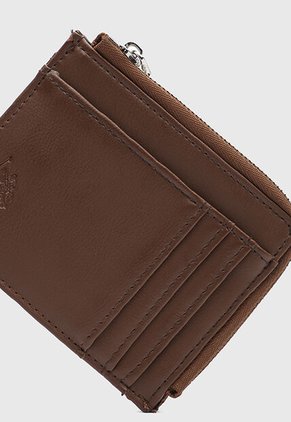 Billetera U.S. POLO ASSN. Marrón