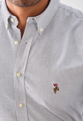 Camisa Negro-Blanco Us Polo Assn