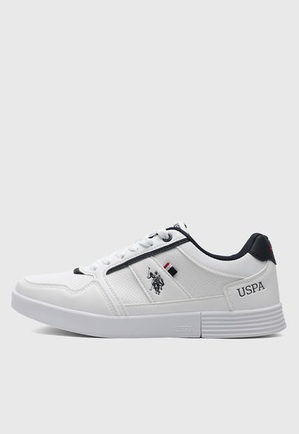 tenis Blanco-Azul Navy US POLO ASSN