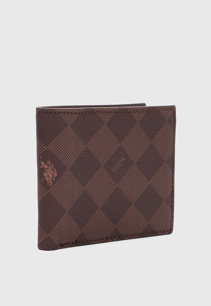 Billetera U.S. POLO ASSN. Marrón