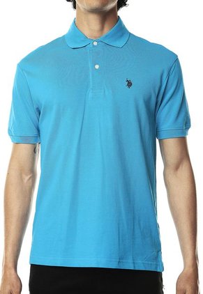 Camiseta Polo Azul Turquesa US Polo Assn