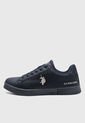 Tenis Lifestyle Azul Navy-Blanco-Rojo Us Polo Assn de US Polo Assn