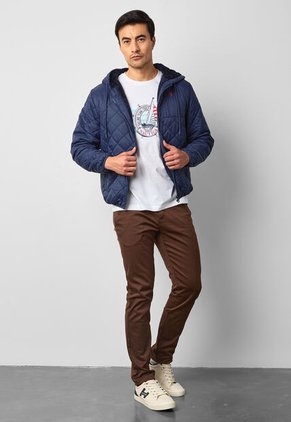 Chaqueta Acolchada  U.S. POLO ASSN. Azul