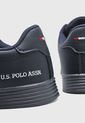 Tenis Lifestyle Azul Navy-Blanco-Rojo Us Polo Assn de US Polo Assn