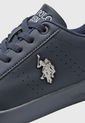 Tenis Lifestyle Azul Navy-Blanco-Rojo Us Polo Assn de US Polo Assn